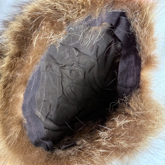 Vintage Brown Fur Winter Hat Women's - Picture 4 of 7